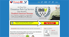 Desktop Screenshot of donatedav.org